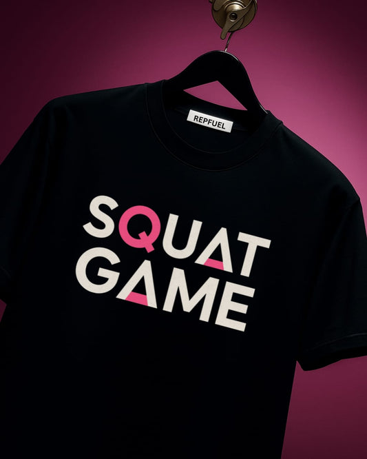SQUAT GAME Regular Fit Tees