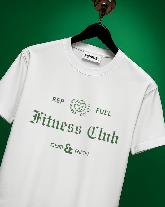 FITNESS CLUB Unisex Terry Oversized Tee