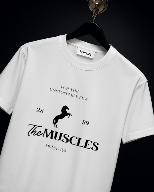 THE MUSCLES Unisex Terry Oversized Tee