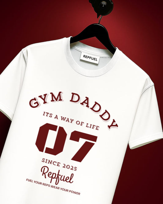 GYM DADDY Unisex Terry Oversized Tee
