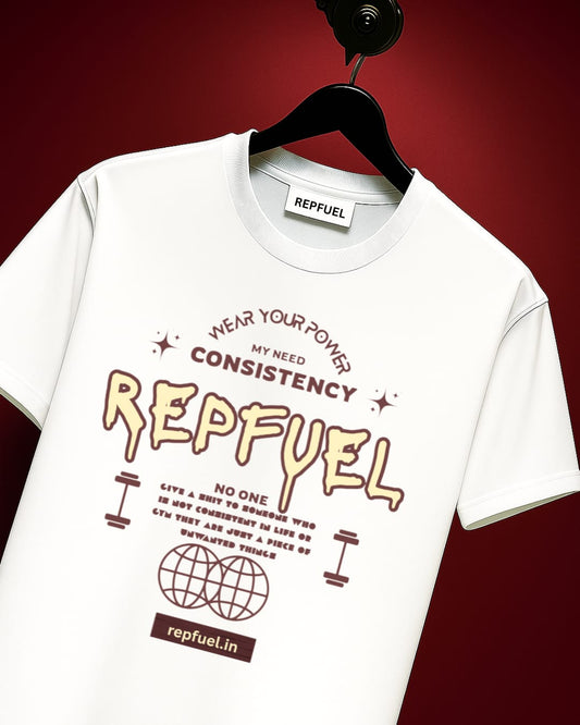 CONSISTENT REPFUEL Unisex Terry Oversized Tee