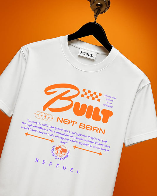 BUILT NOT BORN Unisex Terry Oversized Tee