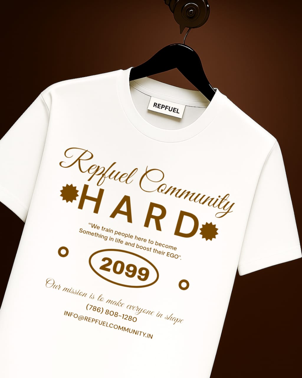 REPFUEL COMMUNITY Unisex Terry Oversized Tee