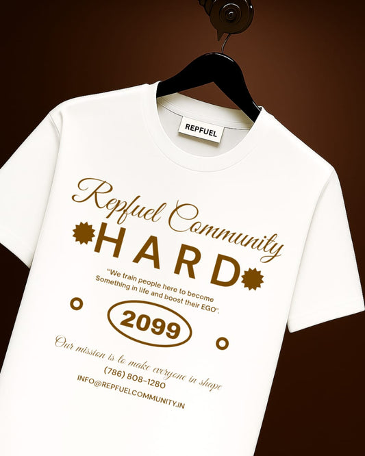 REPFUEL COMMUNITY Unisex Terry Oversized Tee