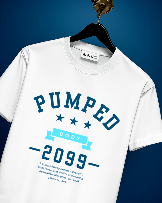 PUMPED BODY Unisex Terry Oversized Tee