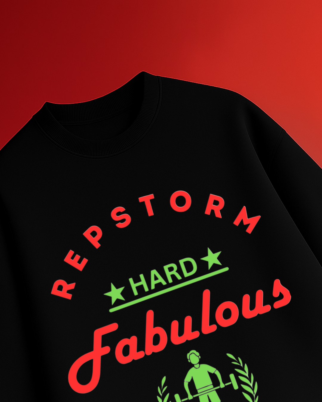 REPSTORM Unisex Terry Oversized Tee