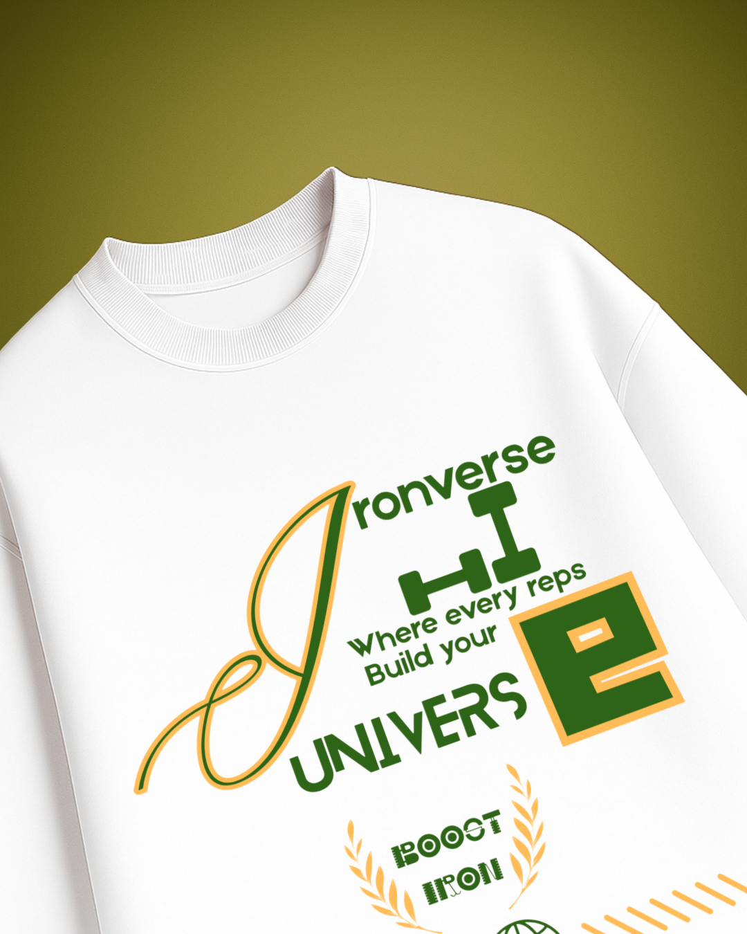 IRON BOOST Unisex Terry Oversized Tee