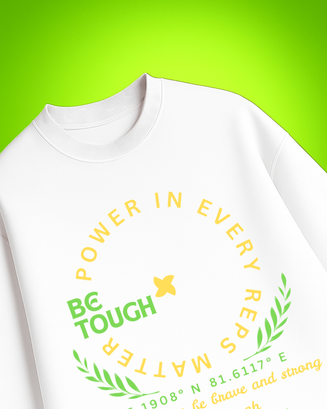 BE TOUGH Unisex Terry Oversized Tee