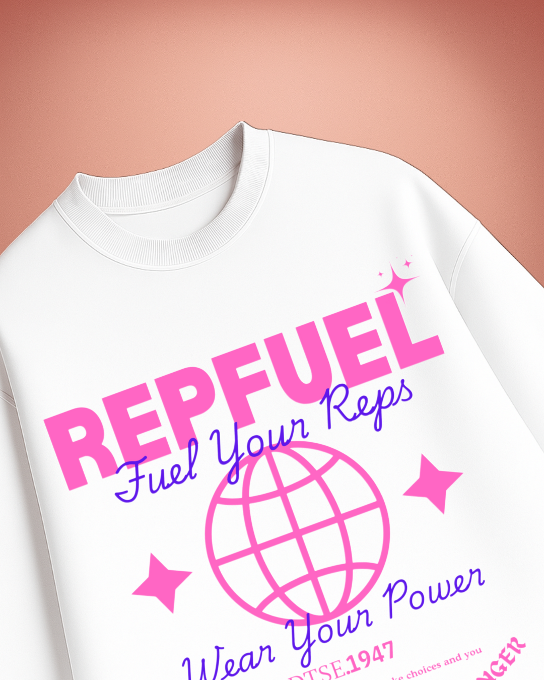 FUEL YOUR REPS Unisex Terry Oversized Tee