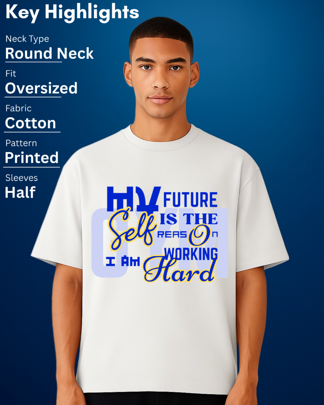 FUTURE SELF Unisex Terry Oversized Tee