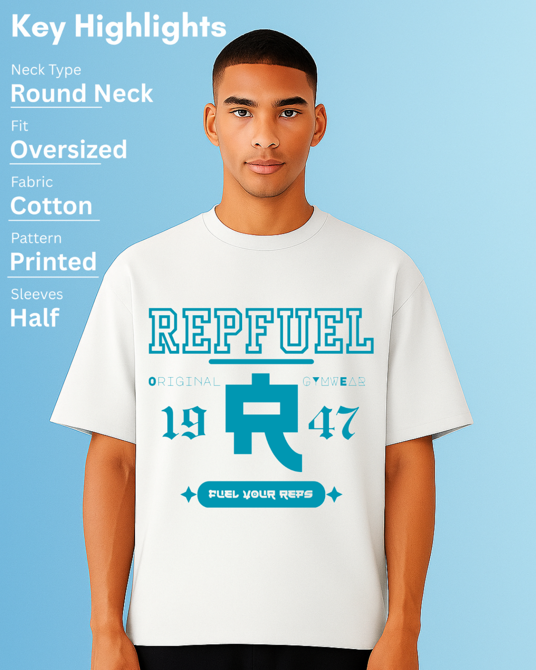 R 1947 Unisex Terry Oversized Tee