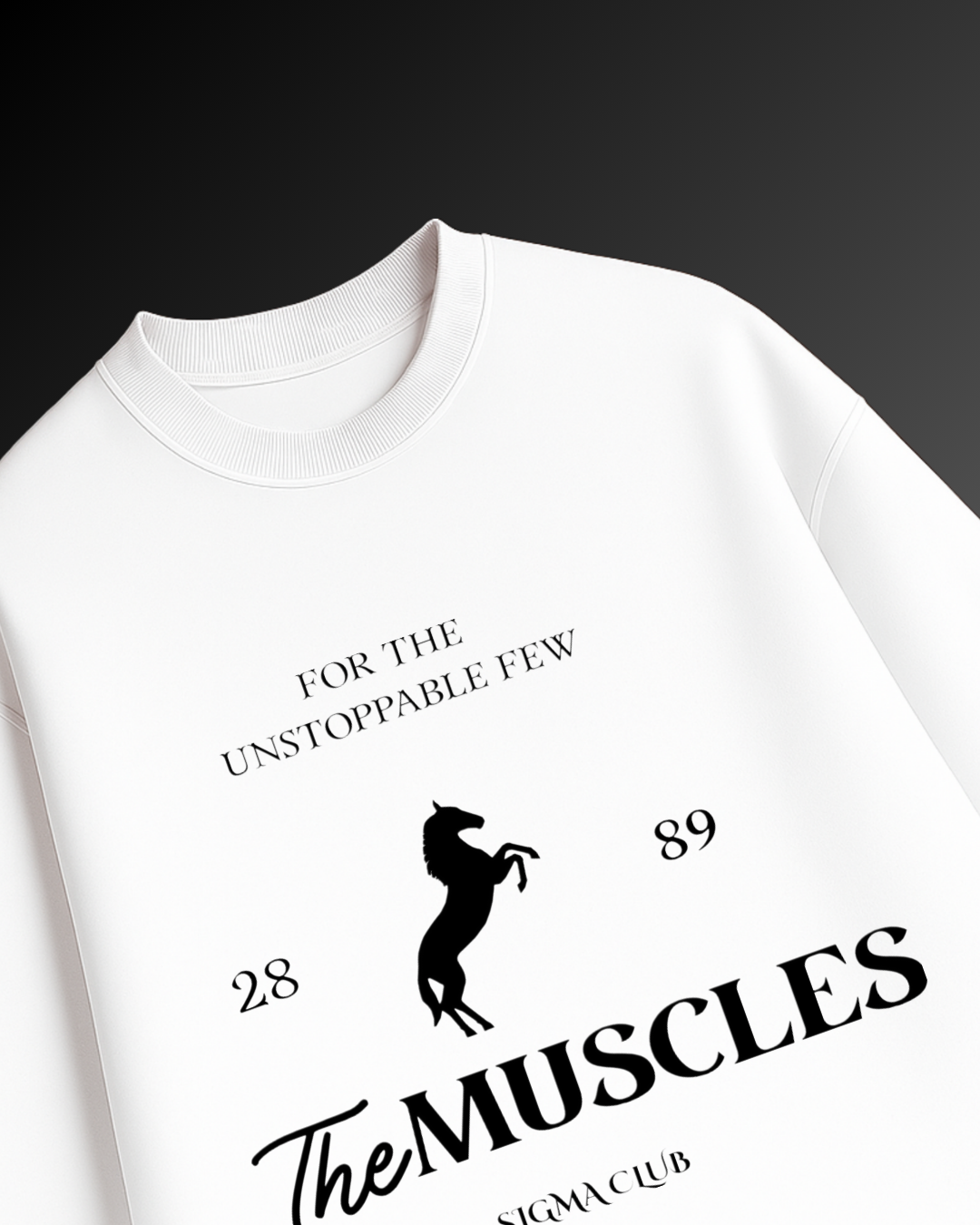 THE MUSCLES Unisex Terry Oversized Tee