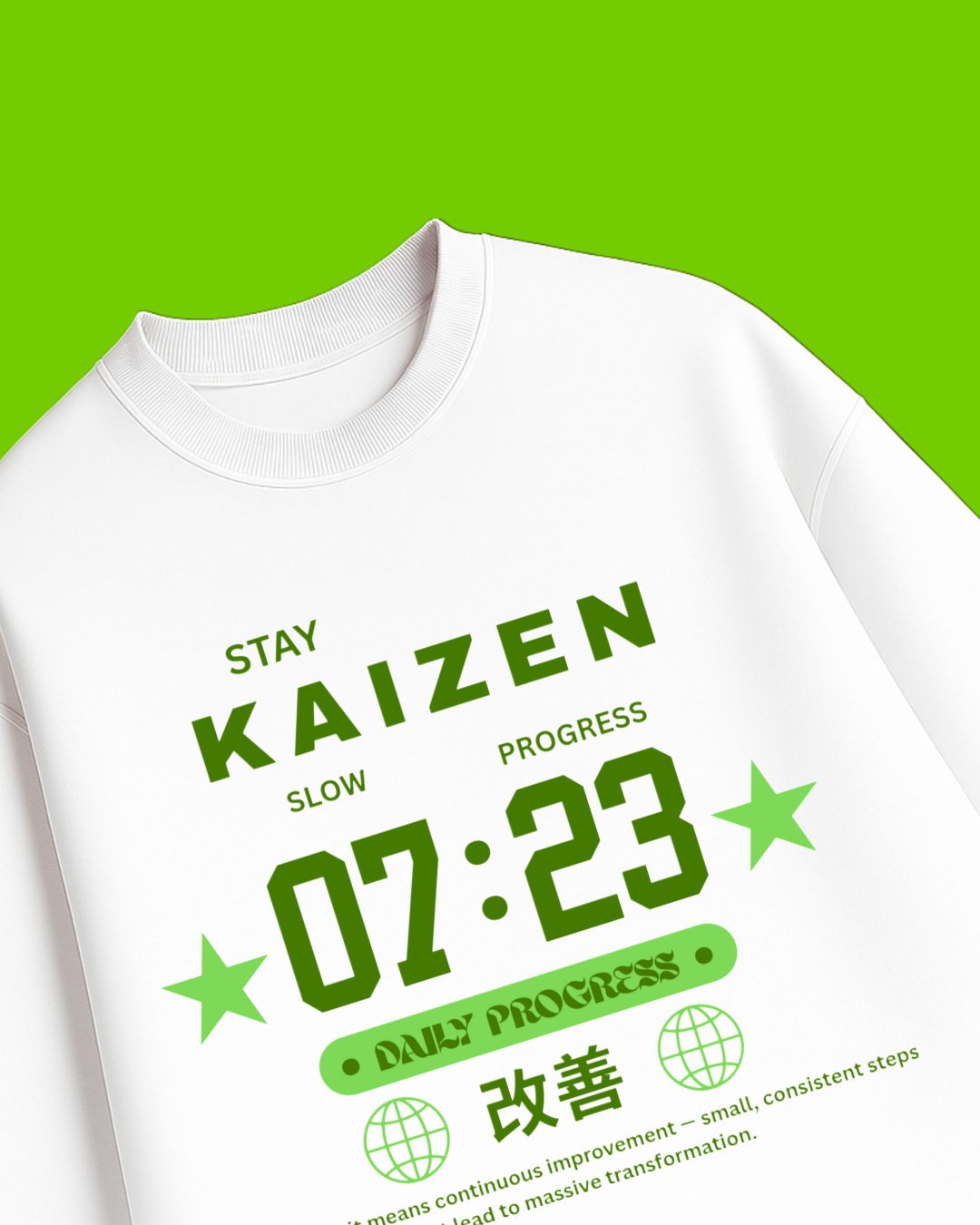 KAIZEN Unisex Terry Oversized Tee
