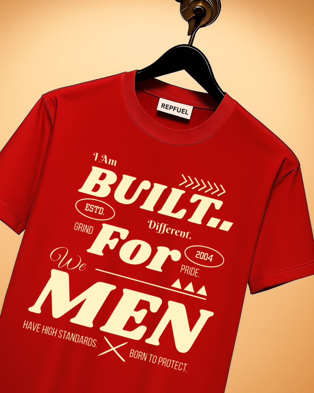 BUILT FOR MEN Unisex Terry Oversized Tee