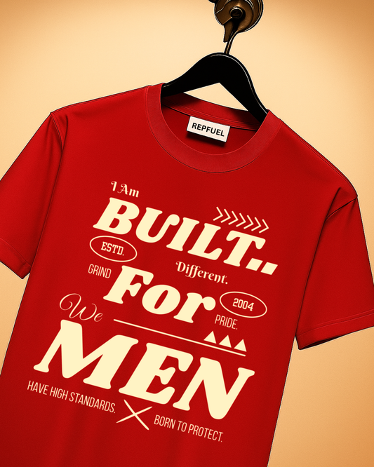 BUILT FOR MEN Unisex Terry Oversized Tee