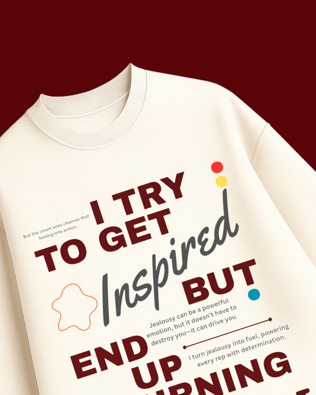 JEALOUSY Unisex Terry Oversized Tee