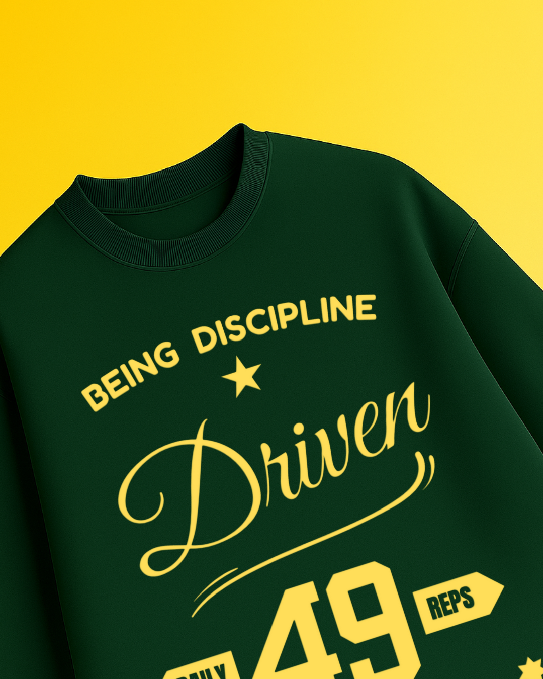 BEING DISCIPLINE Unisex Terry Oversized Tee