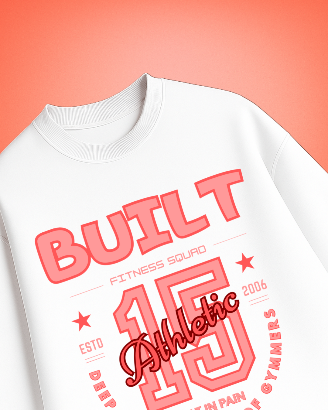 BUILT Unisex Terry Oversized Tee