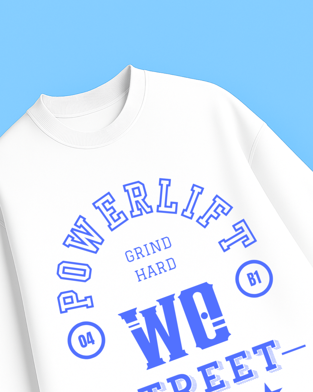 POWERLIFT Unisex Terry Oversized Tee