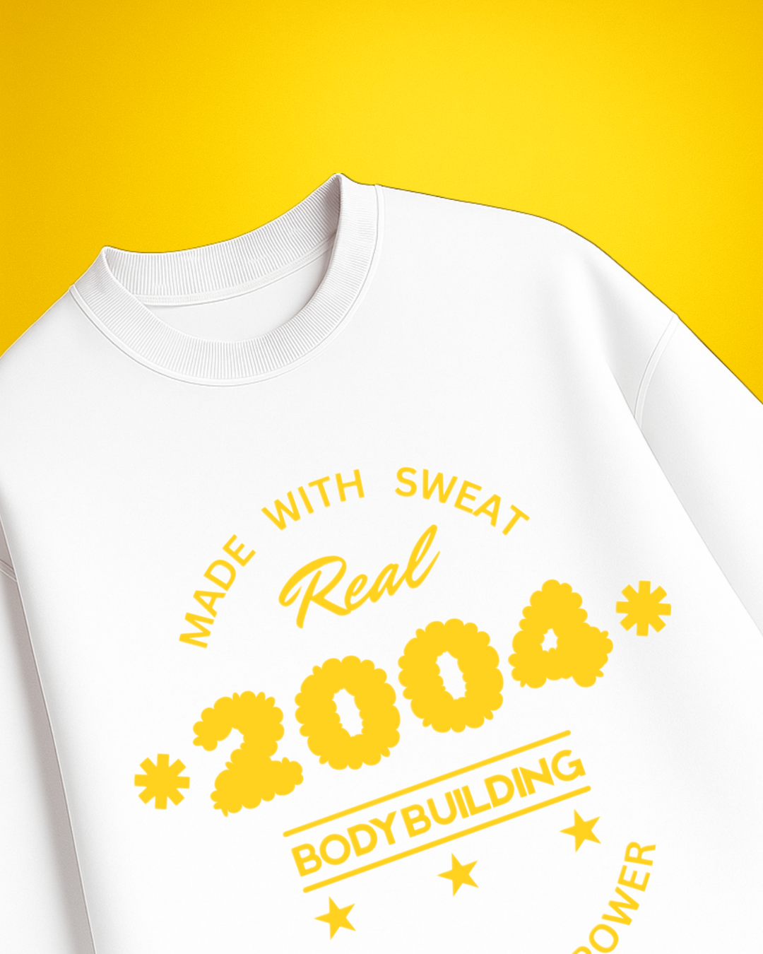 BODYBUILDING Unisex Terry Oversized Tee