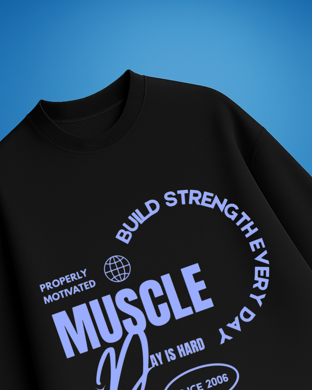 MUSCLE Unisex Terry Oversized Tee