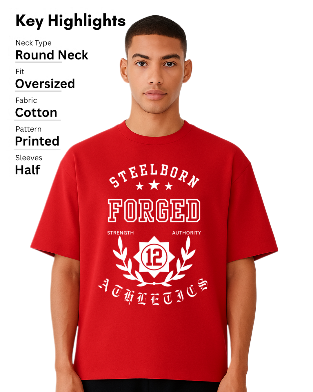 FORGED Unisex Terry Oversized Tee