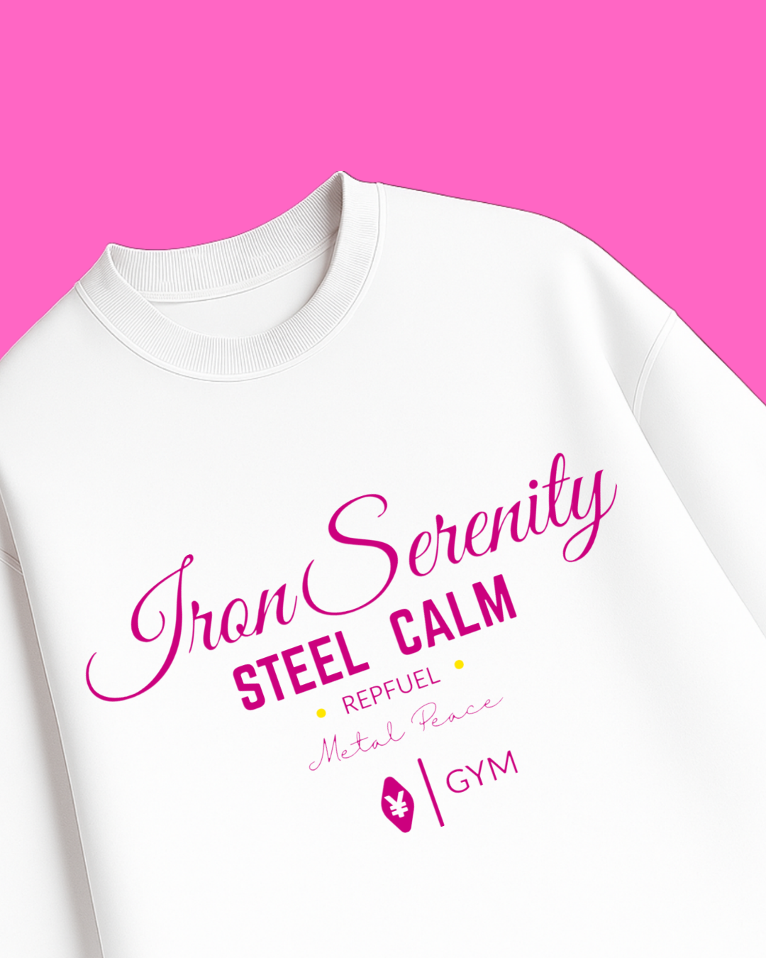IRON SERENITY Unisex Terry Oversized Tee
