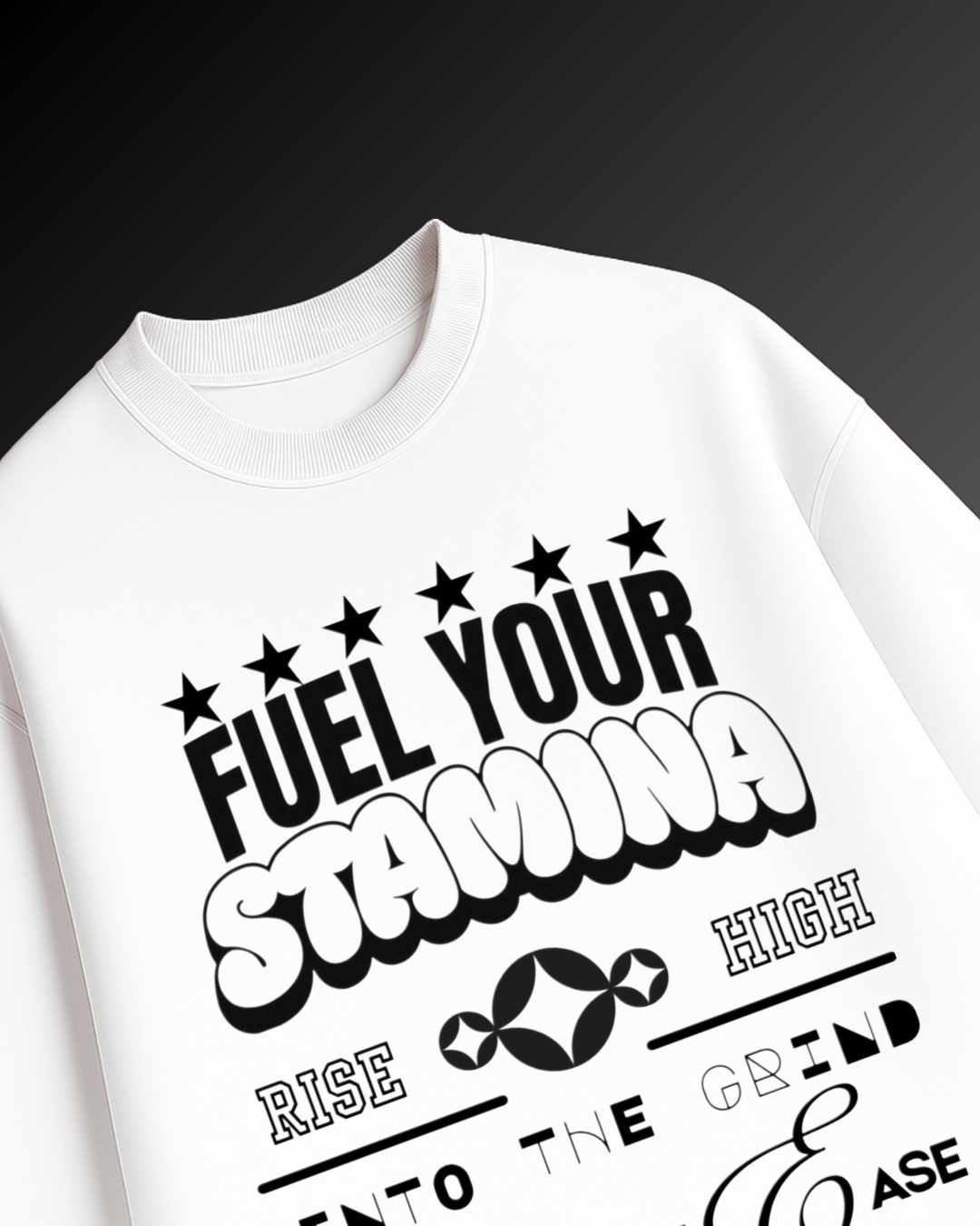 STAMINA Unisex Terry Oversized Tee